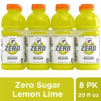 Gatorade Zero Sugar Thirst Quencher Yellow Lemon Lime Electrolyte Enhanced Sports Drink