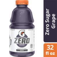 Gatorade Zero Sugar Thirst Quencher Purple Grape Electrolyte Enhanced Sports Drink Perspective: Main