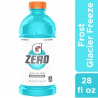 Gatorade Zero Sugar Thirst Quencher Blue Frost Glacier Freeze Electrolyte Enhanced Sports Drink