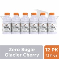 Gatorade G Zero Sugar White Glacier Cherry Electrolyte Enhanced Sports Drink