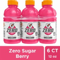 Gatorade® Zero Sugar Pink Berry Sports Drink Multipack Bottles Perspective: Main