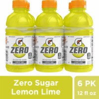 Gatorade® Zero Sugar Yellow Lemon Lime Sports Drink Multipack Bottles Perspective: Main