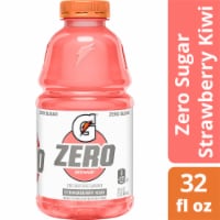 Gatorade Zero Sugar Thirst Quencher Pink Strawberry Kiwi Electrolyte Enhanced Sports Drink Perspective: Main