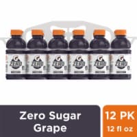 Gatorade® G Zero Sugar Purple Grape Electrolyte Enhanced Sports Drinks