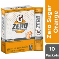 Gatorade® Zero Sugar Orange Electrolyte Enhanced Sports Drink Powder