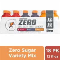 Gatorade® Zero Sugar Thirst Quencher Sports Drink Mini Red Purple Orange Variety Pack