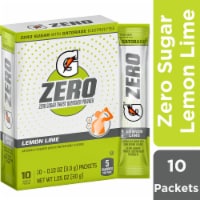 Gatorade® Zero Sugar Lemon-Lime Drink Mix Packets Perspective: Main