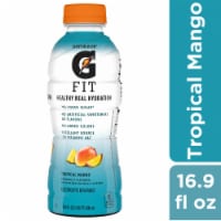 Gatorade® GFIT Blue Tropical Mango Sports Drink Bottle Perspective: Main