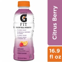 Gatorade Fit GFIT Healthy Real Hydration Electrolyte Beverage Purple Citrus Berry Bottle
