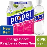 Propel® Raspberry Green Tea Energy Boost Electrolyte Water Beverage Sports Drink Perspective: Main