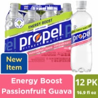 Propel® Passionfruit Guava Energy Boost Electrolyte Water Beverage Sports Drink Perspective: Main