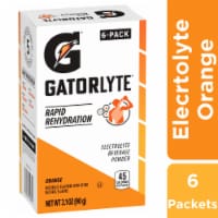 Gatorade® Gatorlyte® Electrolyte Orange Drink Mix Packets Perspective: Main
