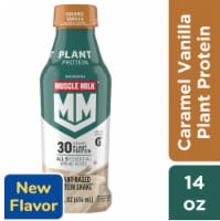 Muscle Milk® Plant-Based Non-Dairy Caramel Vanilla Protein Shake Perspective: Main