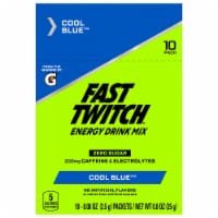 Fast Twitch® Zero Sugar Cool Blue™ Energy Drink Mix Perspective: Main