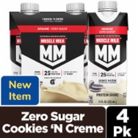 Muscle Milk Genuine Zero Sugar Protein Shake Cookies 'N Creme Perspective: Main