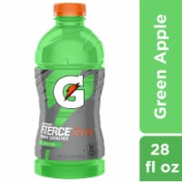Gatorade Thirst Quencher Fierce Green Apple Electrolyte Enhanced Sports Drink
