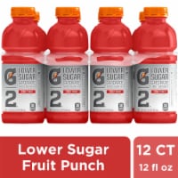 Gatorade® G2 Lower Sugar Red Fruit Punch Sports Drinks Multipack Bottles Perspective: Main