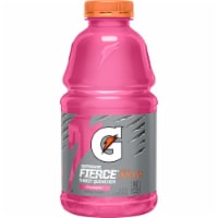 Gatorade® Thirst Quencher Fierce® Strawberry Electrolyte Enhanced Sports Drink Bottle Perspective: Main