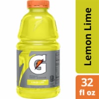 Gatorade Thirst Quencher Yellow Lemon Lime Electrolyte Enhanced Sports Drink Perspective: Main