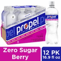 Propel® Zero Sugar Berry Flavored Electrolyte Water Beverage Perspective: Main