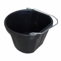 Master Rancher MR20QR-CRNBUCK-BLK 20 Quart Rubber Corner Bucket