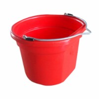 Master Rancher MR8QP-FSB-RED 8 Quart Red Flat Bucket