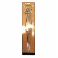 Blue Rhino 00320TVA 15 in. Barbecue Skewers- Chrome-Plated- 4 Pack