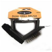 Blue Rhino 00338TV Barbecue Brush & Pad- Steel Bristles