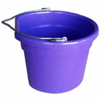 Master Rancher MR8QP-FSB-PURP 8 Quart Purple Flat Bucket