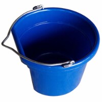 Master Rancher MR8QTP-FSB-DK BLUE 8 Quart Blue Flat Bucket