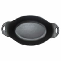 Mr. Bar-B-Q Products LLC. 12.4 in. Grill Zone Cast Iron Oval Dish