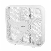 Midea International 218062 20 in. WP White Box Fan