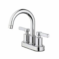 Homewerks Worldwide 242098 HomePointe Mid Arch Lavatory Faucet with 2 Handle - Chrome