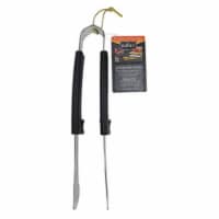 Mr. Bar-B-Q Products LLC. 246401 Stainless Steel Construction Plastic Kickstand Grill Tongs