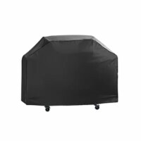 Mr. Bar-B-Q Products 257126 Grill Zone Premium Grill Cover, Black - Medium