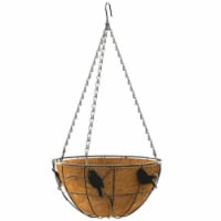Panacea Products 261888 14 in. Green Thumb Bird Hanging Basket - Pack of 6