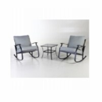 Letright Industrial 270130 Four Seasons Gramercy Rocking Bistro Set - 3 Piece