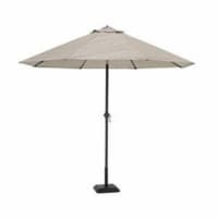 J & J Global 270511 Four Seasons 9 ft. Steel Grey Umbrella