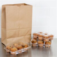 Ampac Mobile Holdings 274219 Number 6 Paper Bag, Brown Kraft - Pack of 400