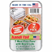 Handi-foil Meal Prep Pans with Folded Lids Perspective: Main