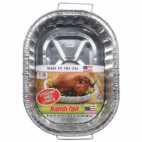 Handi-foil® King Roaster Oval Disposable Pan - Silver Perspective: Main