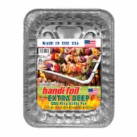Handi-foil® Extra Deep BBQ King Utility Pan - Silver