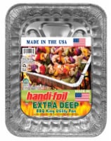 Handi-foil® Extra Deep BBQ King Utility Pan - Silver