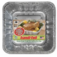 Handi-foil® Extra Deep Super King Poultry Pan - Silver