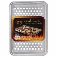 BBQ Basics® Grill Sheets - Silver Perspective: Main