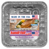 Handi-foil® Cook-n-Carry Poultry Disposable Pans & Lids - Silver Perspective: Main