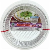 Handi-foil® Cook-n-Carry Pie Disposable Pans & Lids - Silver Perspective: Main