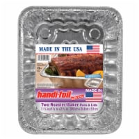 Handi-foil® Cook-n-Carry® Roaster Baker Pans & Lids - Silver