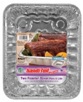 Handi-foil® Cook-n-Carry® Roaster Baker Pans & Lids - Silver