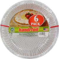Handi-foil® Large Pie Disposable Pans - Silver Perspective: Main